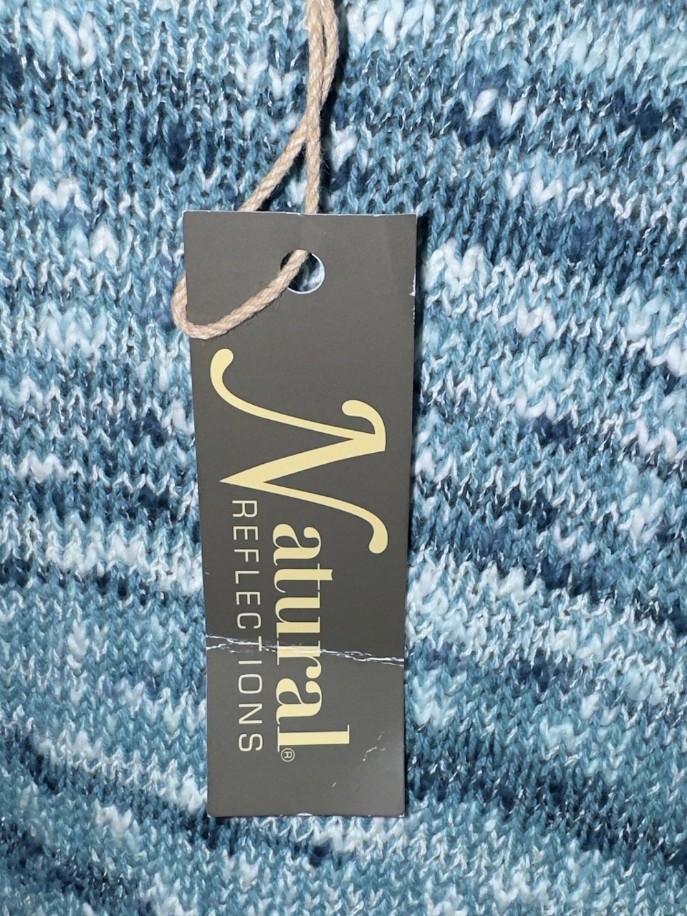 NWT Natural Reflections Space Dye Knit Sweater L - Picture 6 of 13